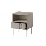 Bedside table 2 pcs. TRESSE 44x40x53 cashmere matt