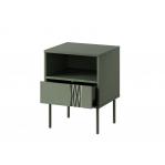 Cama Bedside table 2 pcs. TRESSE 44x40x53 matte green