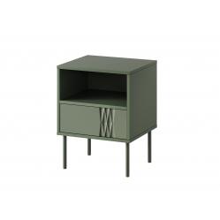 Cama Bedside table 2 pcs. TRESSE 44x40x53 matte green