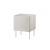 Cama Bedside table 2 pcs SIENA 44,5x40x59 cashmere matt