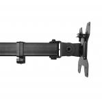 Maclean MC-967 Double Vertical Monitor Desk Mount Screen Holder max VESA 100x100, 13-27