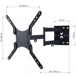 Techly 23-55 Universal LCD TV Wall Mount Bracket Black