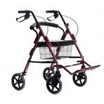 Four-wheel walker with seat function