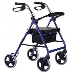 Four-wheel rehabilitation stand