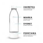 PushAir 2 bottles for Dafi 0.7 l saturator white