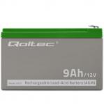 Qoltec 53031 AGM battery | 12V | 9Ah