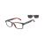 VIEW + CLIP-ON ARNETTE MAN AN4356-28411W (Lens/Bridge/Temple) 54/17/145 mm)