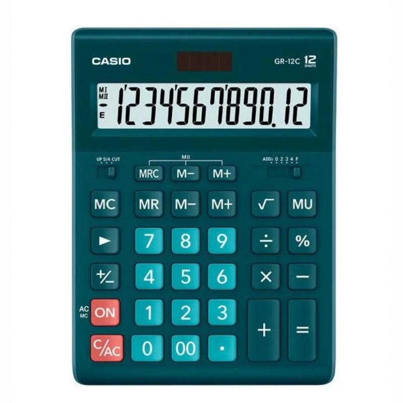 CALCULATOR CASIO UNISEX GR12CDGWEP (20,9X15,5X3,5CM ) CALCULATOR CASIO UNISEX GR12CDGWEP (20,9X15,5X3,5CM )