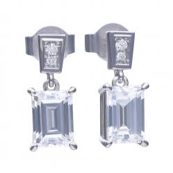 EARRINGS DIAMONFIRE WOMEN 6220601082 (3CM )