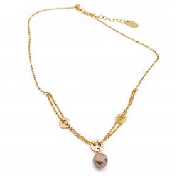 NECKLACE FOLLI FOLLIE WOMAN 3N7S063YB (30CM )