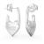 EARRINGS GUESS WOMEN JUBE04214JWRH (2,5CM )