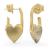 EARRINGS GUESS WOMEN JUBE04214JWYG (2,5CM )