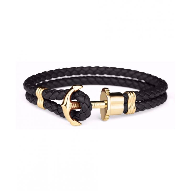 BRACELET PAUL HEWITT UNISEX PH-L-G-B-S (15-16CM ) BRACELET PAUL HEWITT UNISEX PH-L-G-B-S (15-16CM )