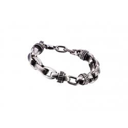BRACELET POLICE MAN PJ22257BSS-01 (18CM )