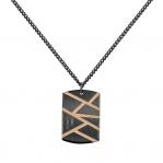 NECKLACE POLICE MAN PJ26485PSBR01 (50+20CM )