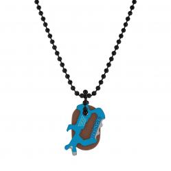 NECKLACE POLICE MAN PJ26566PSBL02 (50+20CM )