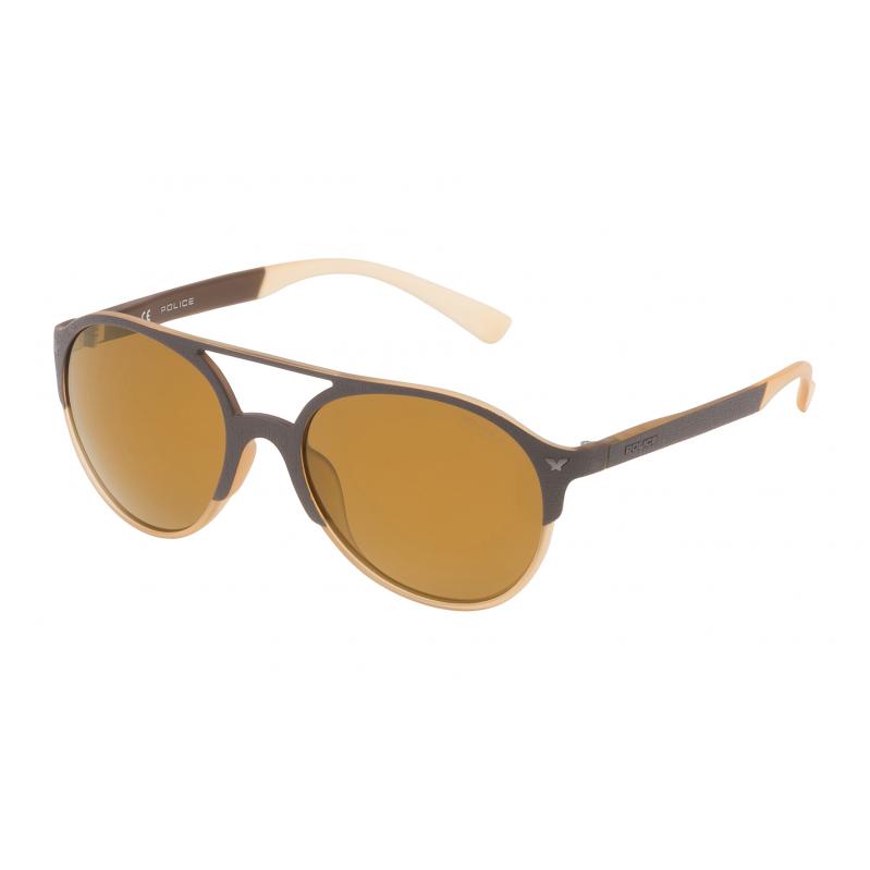 SUNGLASSES POLICE UNISEX SPL163557ESG (Lens/Bridge/Temple) 55/19/140 mm) SUNGLASSES POLICE UNISEX SPL163557ESG (Lens/Bridge/Temple) 55/19/140 mm)