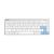 Wireless mechanical keyboard Dareu EK868 Bluetooth (white - blue)