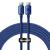 Baseus Crystal Shine cable USB-C to USB-C. 100W. 2m (blue)