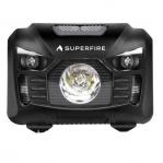 Superfire HL06 headlight. 500lm. USB