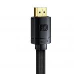 Baseus High Definition Series HDMI 2.1 cable. 8K 60Hz. 3D. HDR. 48Gbps. 2m (black)