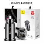 Baseus Grain Car Charger 2x USB 5V 3.1A (black)