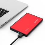 Hard drive external enclosure Orico SSD - HDD 2.5 inches SATA III (red)