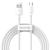 Baseus Simple Wisdom Data Cable Kit USB to Micro 2.1A (2PCS - Set) 1.5m White