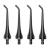 FairyWill 5020E - 5020A water flosser tips (black)