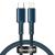 Baseus High Density Braided Cable Type-C to Lightning. PD. 20W. 2m (blue)