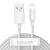 Baseus Simple Wisdom Data Cable Kit USB to Lightning 2.4A (2PCS - Set）1.5m White
