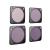 Set of 4 filters ND 8 - 16 - 32 - 64 PGYTECH DJI Action 2 (P-28A-013)