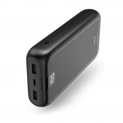 HAM- Powerbank 24000mAh 2xU-A1xU-C Anthracit- Electronics