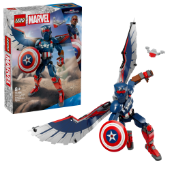 LEGO - Super Heroes - CaptaiN America CoNstructioN Figure 76296 - Toys