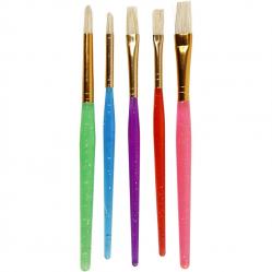 Kids PaiNt Brushes - 5 Pcs 10344 - Toys