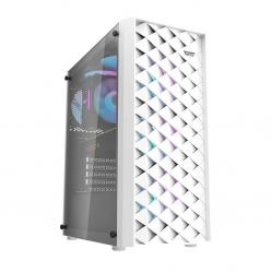Darkflash DK351 θήκη υπολογιστή (λευκή) + 4 ανεμιστήρες RGB