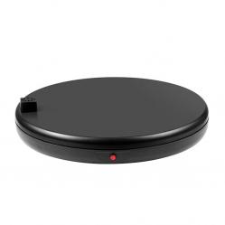 Rotating display stand Puluz with power socket 45 cm (black)