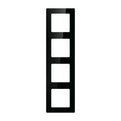 Avatto Τετραπλό Πλαίσιο Διακόπτη N-TS10-Frame-B4 (Μαύρο)