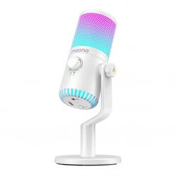 Maono Μικρόφωνο Gaming DM30RGB (Λευκό)
