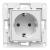 Shelly Wall Socket (White)