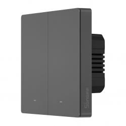 Sonoff M5 2C Έξυπνος διακόπτης τοίχου με Wi-Fi, Γκρι (2 καναλιών)