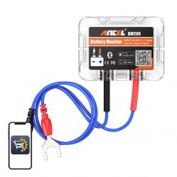 Ancel Tester Μπαταρίας Bluetooth BM200 (Διαφανές)