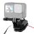 Motorcycle Windshield Mount Clip PULUZ  for Action Cameras (DJI Osmo Action 4, GoPro Hero 12, Insta360 Ace Pro / X4)(Black)