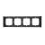 Frame for switch M5 80 quadruple 4-fold SONOFF M5-4C-80-F (graphite/black)