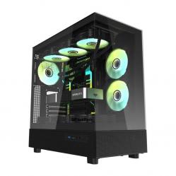 Darkflash DPX90 θήκη υπολογιστή (μαύρο) + 3 ανεμιστήρες