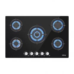 IsEasy MGBG-775 εστία αερίου πέντε θέσεων με υαλοπίνακα