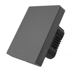 Έξυπνος επιτοίχιος διακόπτης WiFi SONOFF M5-1C-80 (1 καναλιού, για πλαίσιο, γραφίτης)