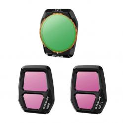 Sunnylife A3S-FI925CPL ρυθμιζόμενο φίλτρο φακού, CPL+ND8+ND16 για AIR 3S 3pcs