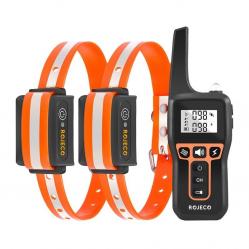 Rojeco PD5291000m κολάρο εκπαίδευσης σκύλων με 2 κολάρα