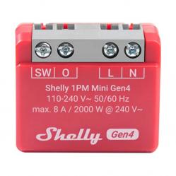 Shelly 1PM Mini Gen4 ελεγκτής Zigbee / ύλη